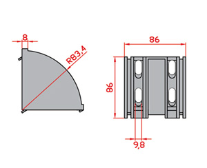 90x90_Corner_Connection_Drawing