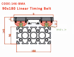 90X180 Linear Timing Module Drawing 1