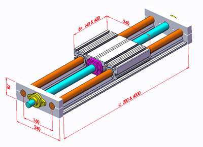 DKVM Ø20 30 Screw Module Schematic