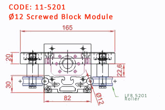 Screwed Block Modules Drawing