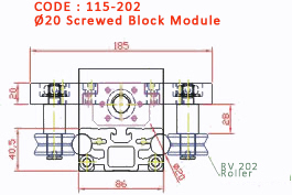 Screwed Block Modules Drawing