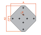 Four_Directional_Side_Connection_Plate_Drawing