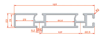 23x127_Conveyor_Profile_Drawing