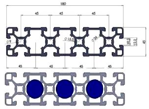 45x180_Aluminium_Profile_Drawing